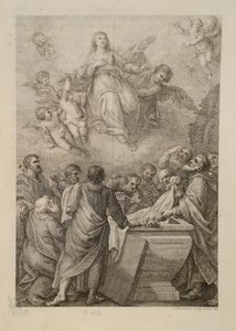 Assunzione della Vergine, per il Messale Romano da Francesco Bartolozzi